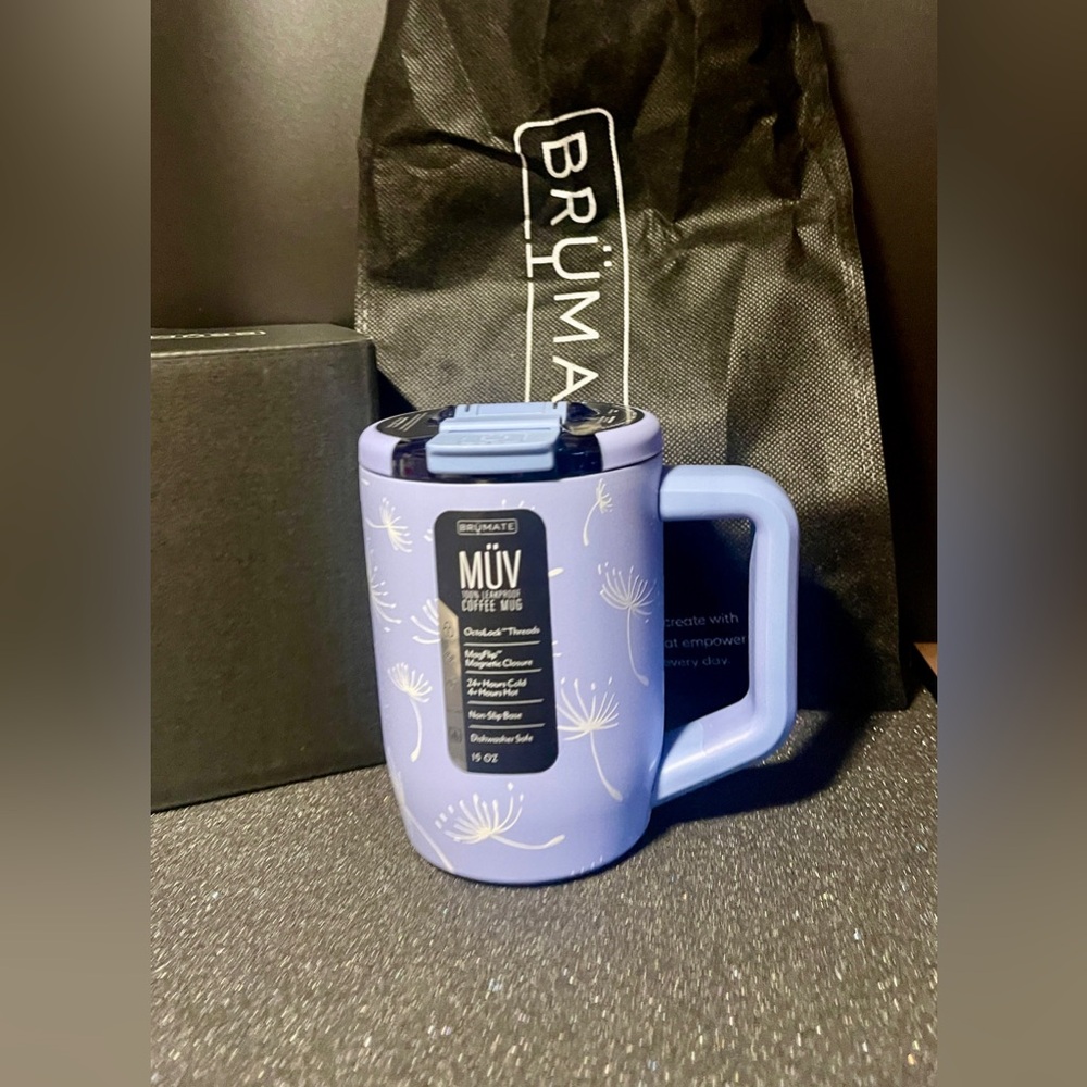 NWT Brumate DANDELION Muv 15oz Coffee Mug Limited Edition